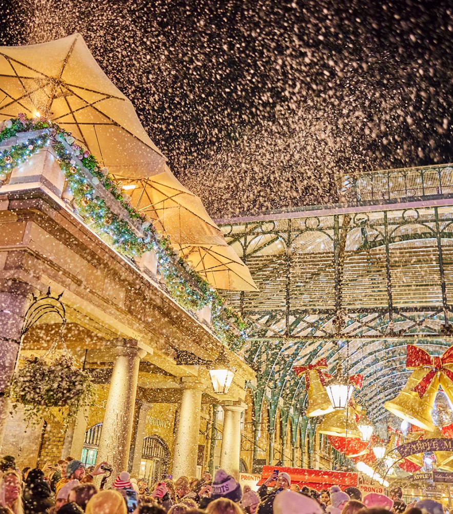 Let It Snow, Covent Garden West Piazza, London Around Town Event in