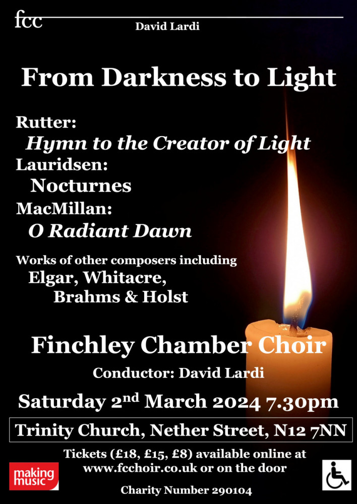 From Darkness to Light, Trinity Church, Nether Street, North Finchley ...