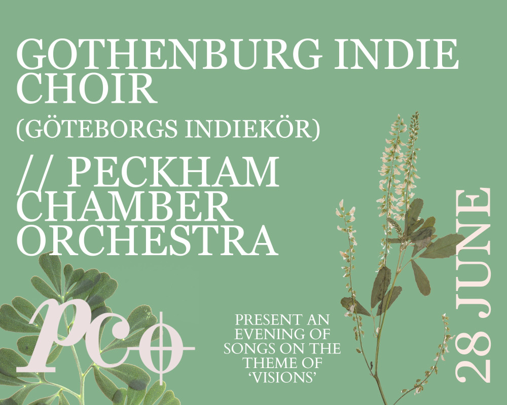 Gothenburg Indie Choir & Peckham Chamber Orchestra Live: Visions ...